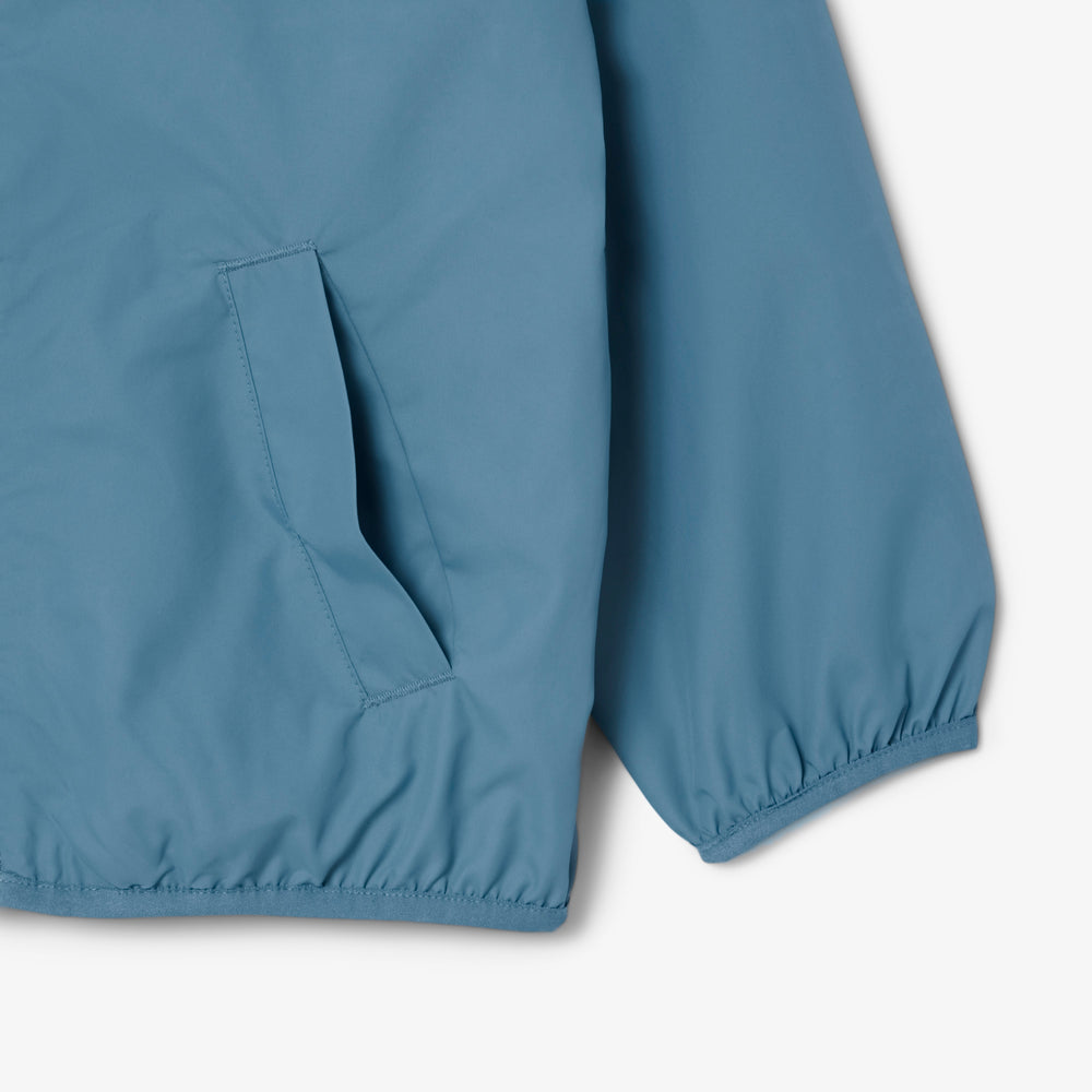 Reversible Taffeta Zip-Up Jacket