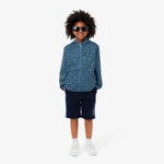 Reversible Taffeta Zip-Up Jacket