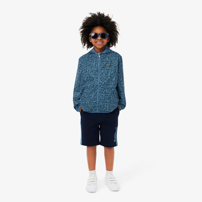 Reversible Taffeta Zip-Up Jacket