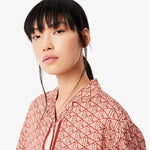 Oversized Monogram Print Shirt
