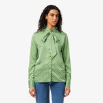 Regular Fit Removable Tie Collar Shirt