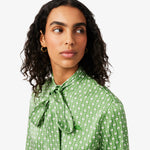 Regular Fit Removable Tie Collar Shirt