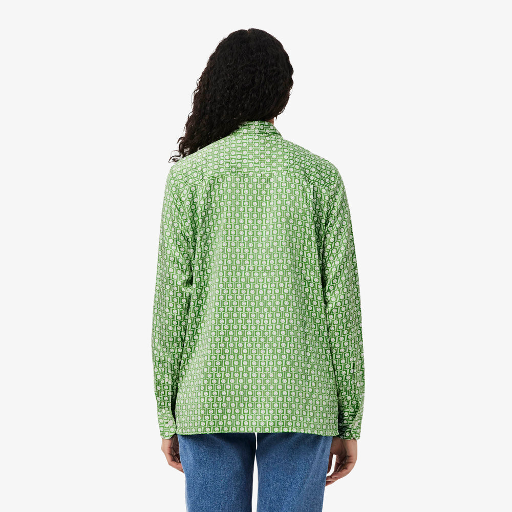 Regular Fit Removable Tie Collar Shirt