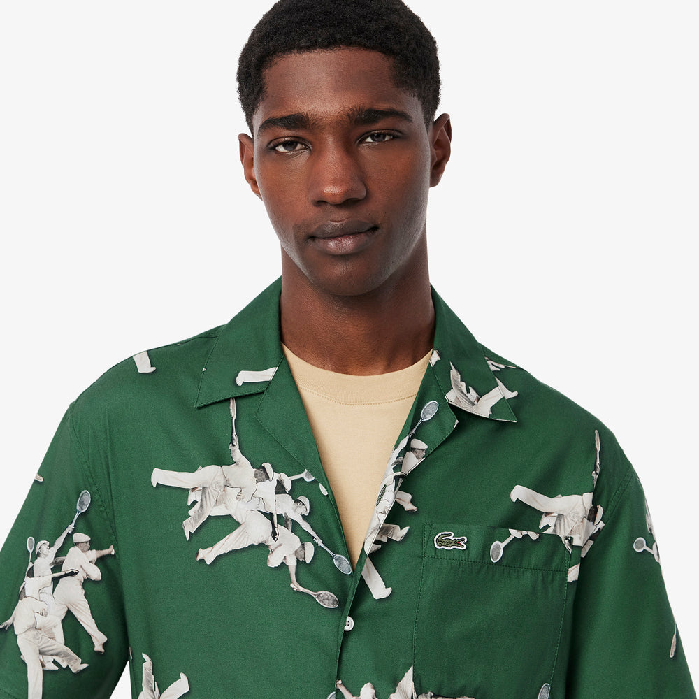 Relaxed Fit René Lacoste Print Shirt