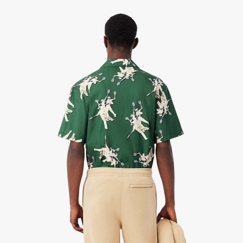 Relaxed Fit René Lacoste Print Shirt