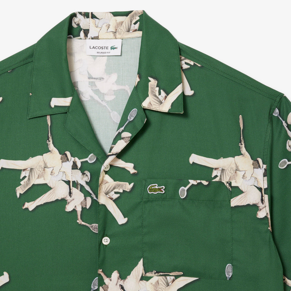 Relaxed Fit René Lacoste Print Shirt