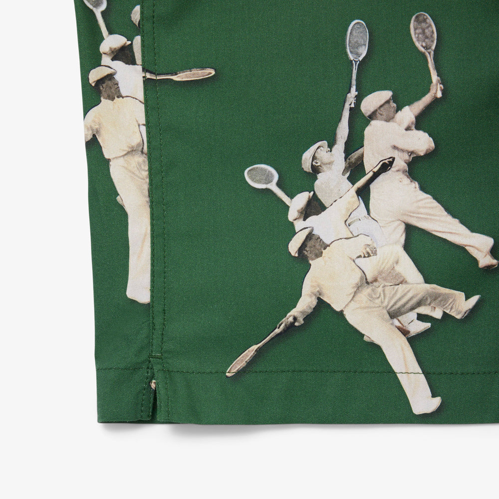 Relaxed Fit René Lacoste Print Shirt