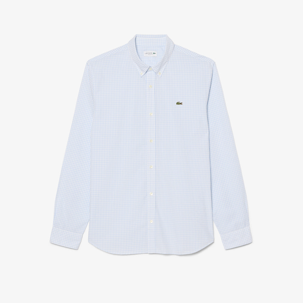 Regular Fit Plaid Poplin Shirt