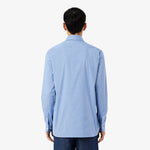 Slim Fit Striped Stretch Poplin Shirt