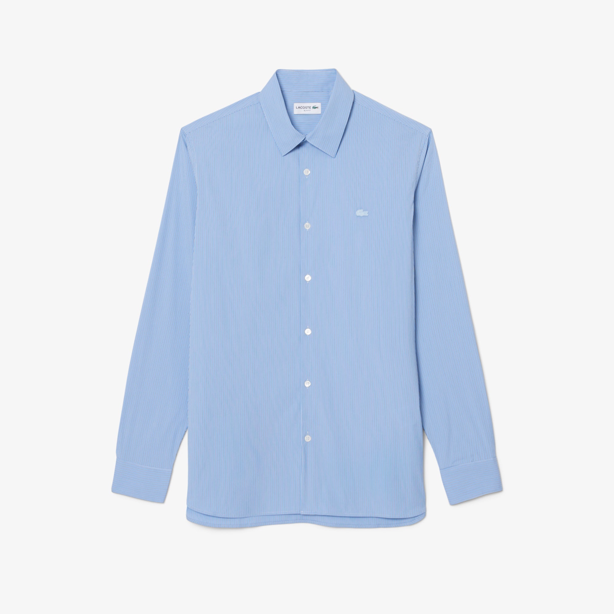 Slim Fit Striped Stretch Poplin Shirt – Lacoste ZA