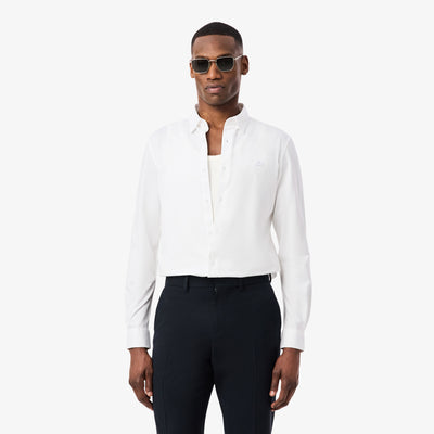 Slim Fit Cotton Blend Shirt