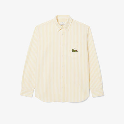 Relaxed Fit Striped Oxford Shirt