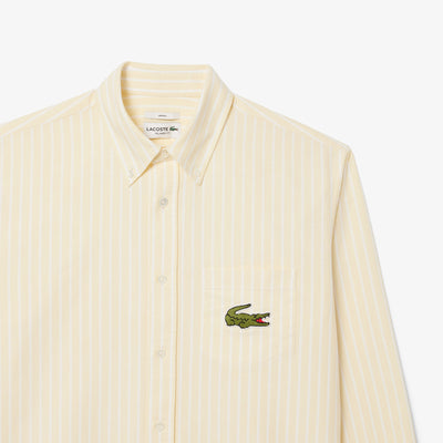 Relaxed Fit Striped Oxford Shirt