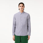 Men's Regular Fit Striped Cotton Shirt