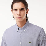 Men's Regular Fit Striped Cotton Shirt