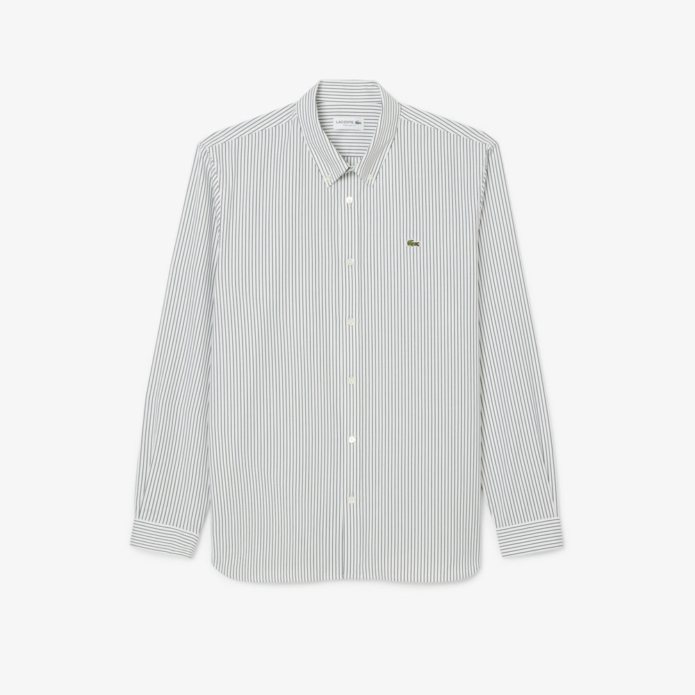 Regular Fit Striped Pinpoint Shirt