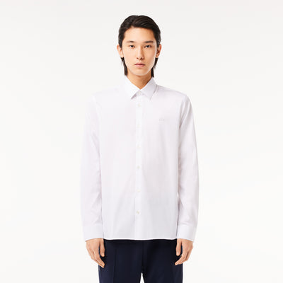 Slim Fit Stretch Poplin Shirt