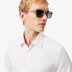 Slim Fit Stretch Poplin Shirt