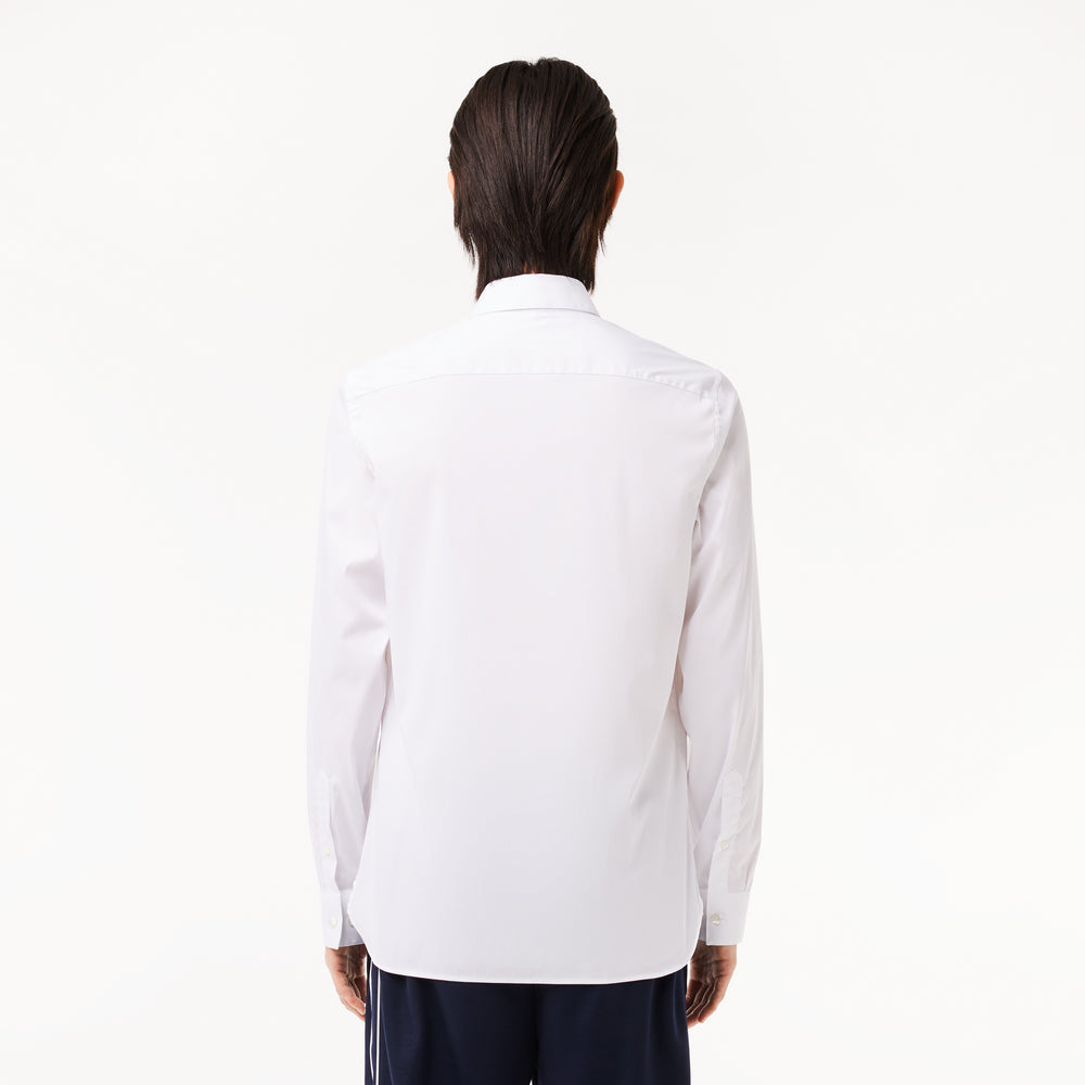 Slim Fit Stretch Poplin Shirt