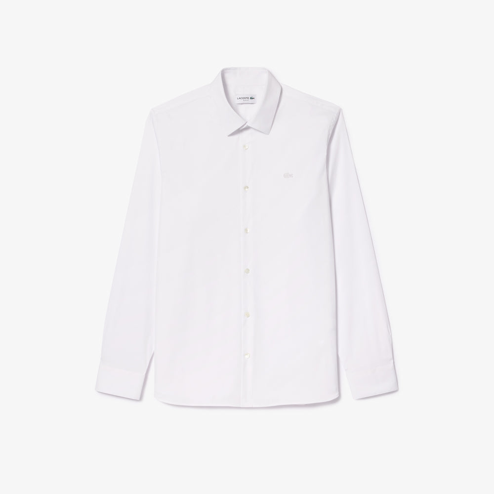 Slim Fit Stretch Poplin Shirt