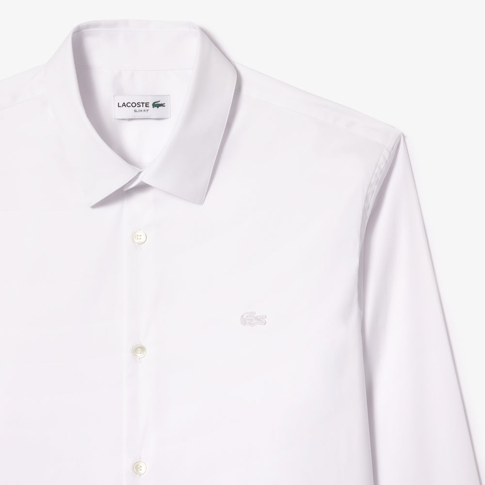 Slim Fit Stretch Poplin Shirt