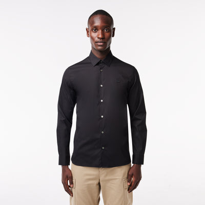 Slim Fit Stretch Poplin Shirt