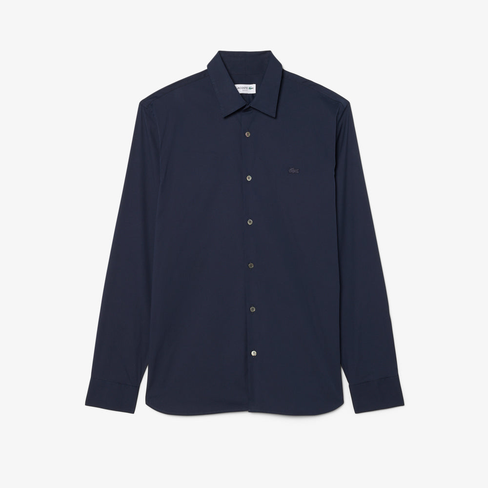 Slim Fit Stretch Poplin Shirt