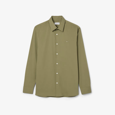 Slim Fit Stretch Poplin Shirt