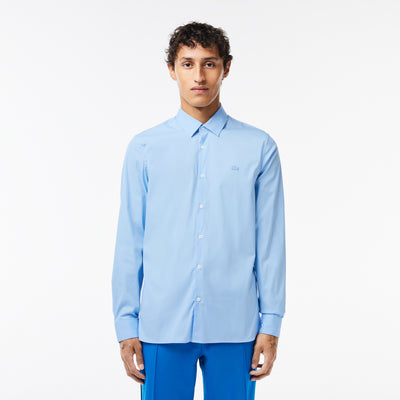 Slim Fit Stretch Poplin Shirt
