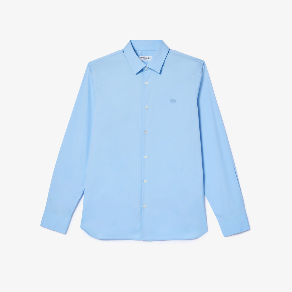 Slim Fit Stretch Poplin Shirt
