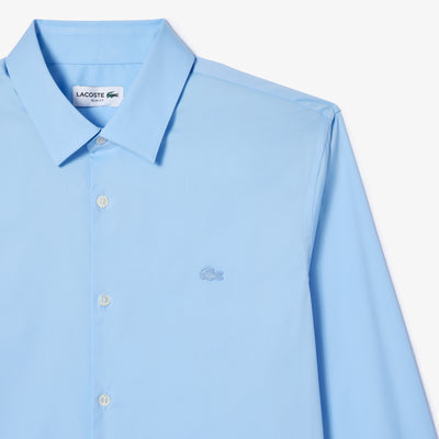 Slim Fit Stretch Poplin Shirt