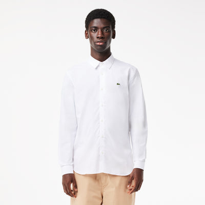 Slim Fit Stretch Poplin Shirt