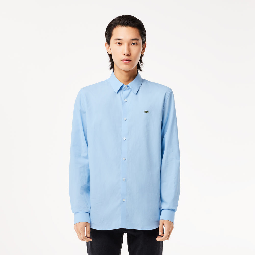 Slim Fit Stretch Poplin Shirt