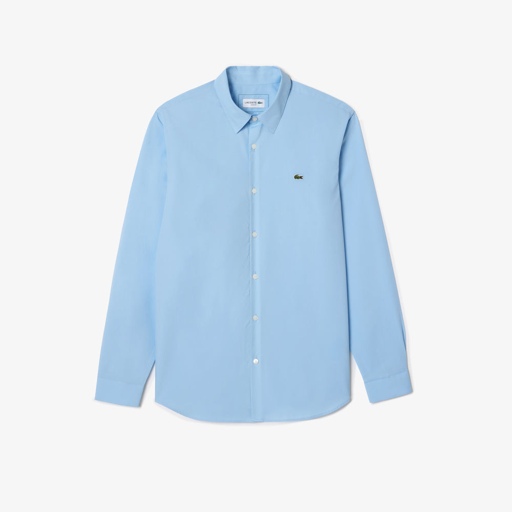Slim Fit Stretch Poplin Shirt