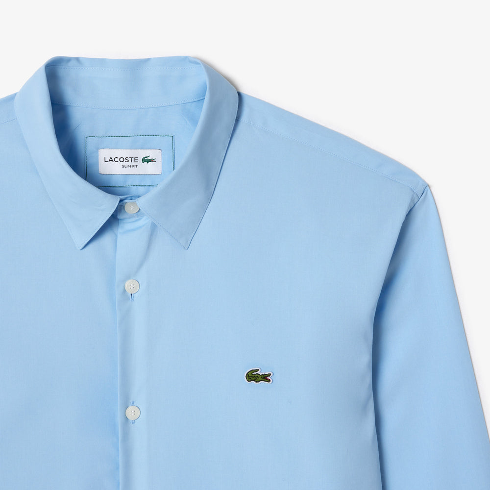 Slim Fit Stretch Poplin Shirt