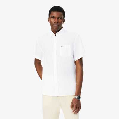 Short Sleeved Linen Shirt