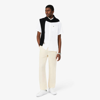 Short Sleeved Linen Shirt