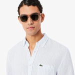 Regular Fit Striped Linen Shirt
