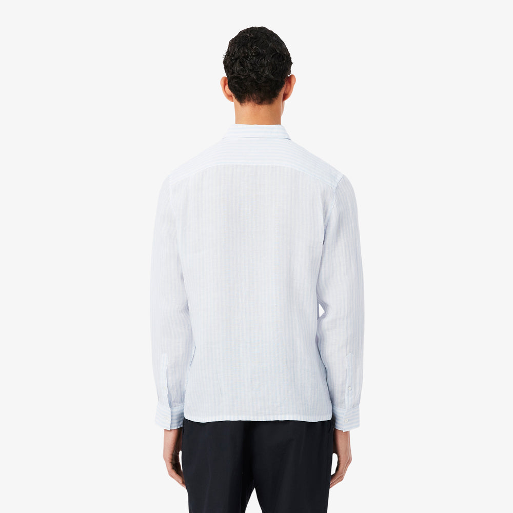 Regular Fit Striped Linen Shirt