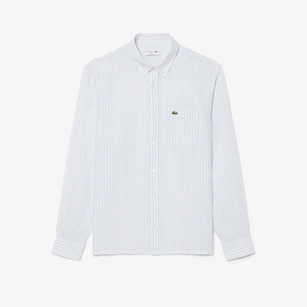 Regular Fit Striped Linen Shirt
