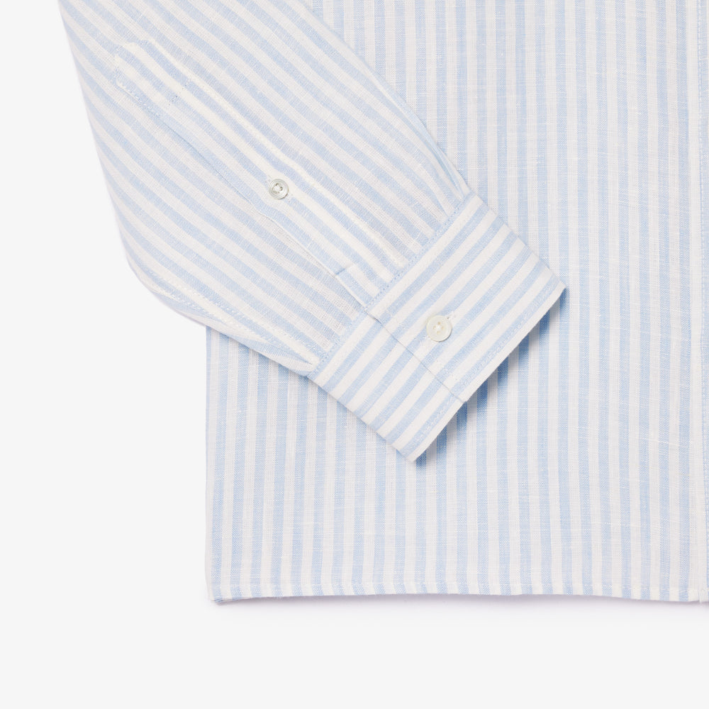 Regular Fit Striped Linen Shirt