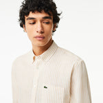 Regular Fit Striped Linen Shirt