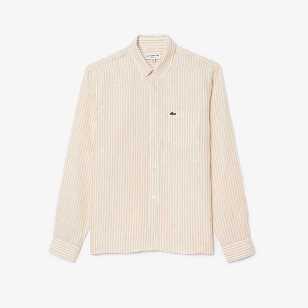 Regular Fit Striped Linen Shirt