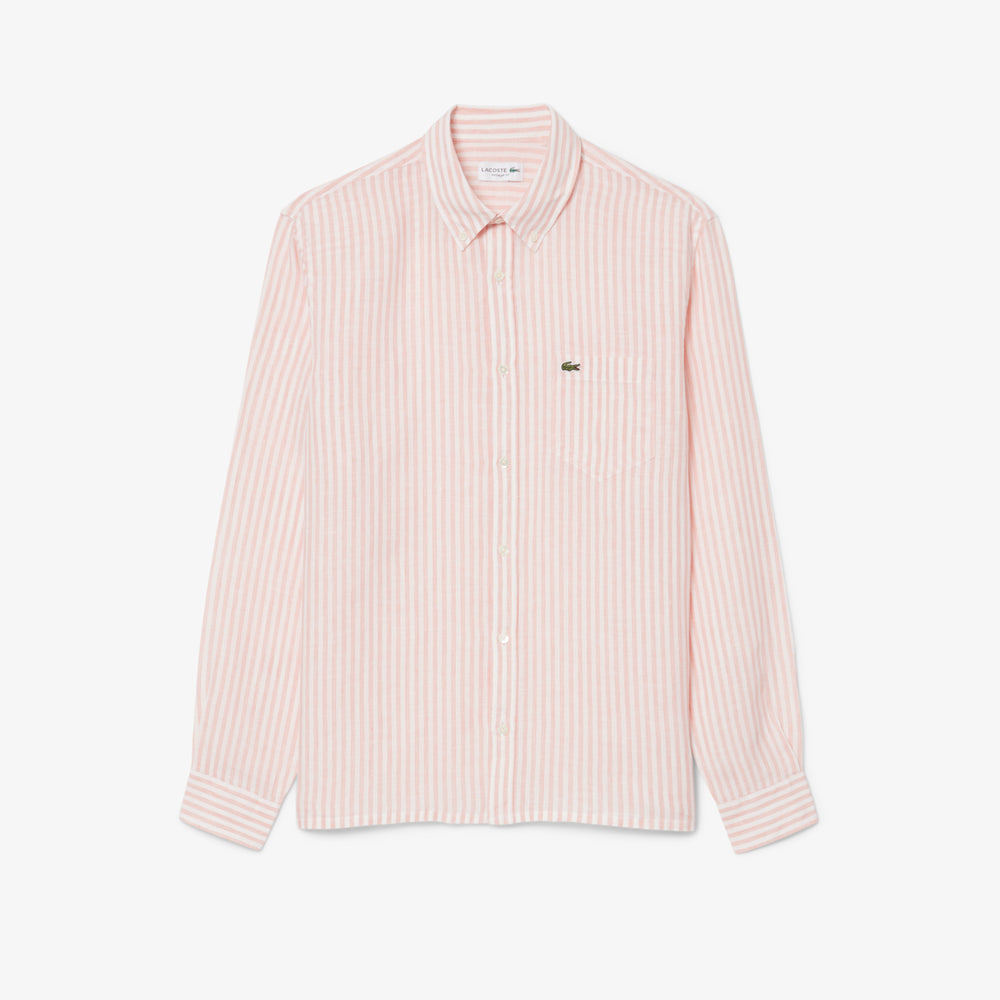 Regular Fit Striped Linen Shirt