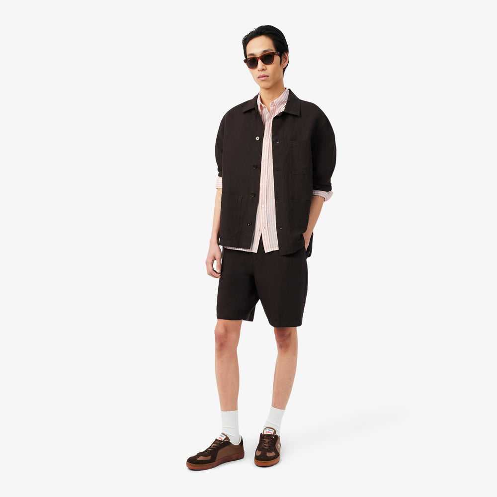 Regular Fit Striped Linen Shirt