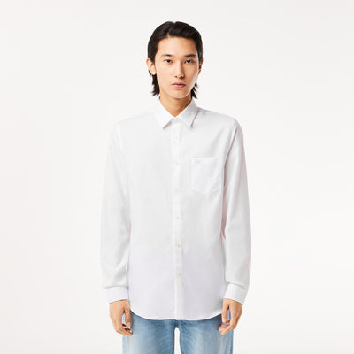 Men's Regular Fit Solid Cotton Shirt