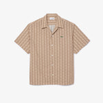 Short Sleeved Monogram Print Shirt