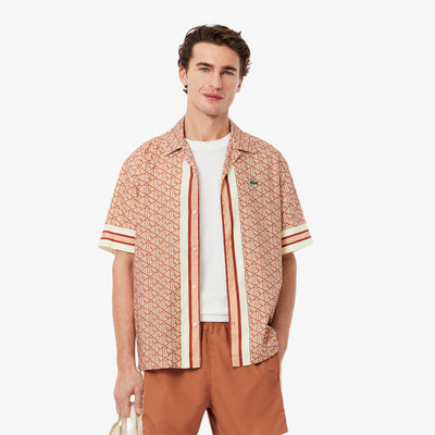 Straight Cut Monogram Shirt
