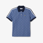Slim Fit Monogram Jacquard Polo Shirt