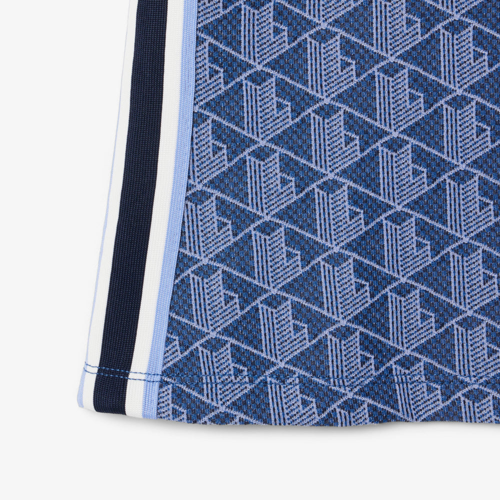 Slim Fit Monogram Jacquard Polo Shirt